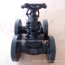 DIN geschmiedete Stahl A105 Flansch Anschluss End Globe Valve